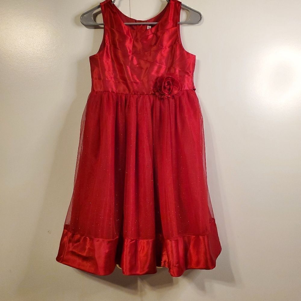 Emily west red dress
